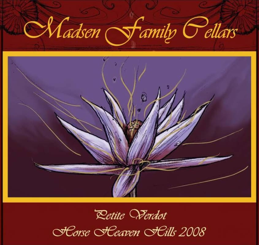 Madsen Family Cellars Petite Verdot 2008 Front Label