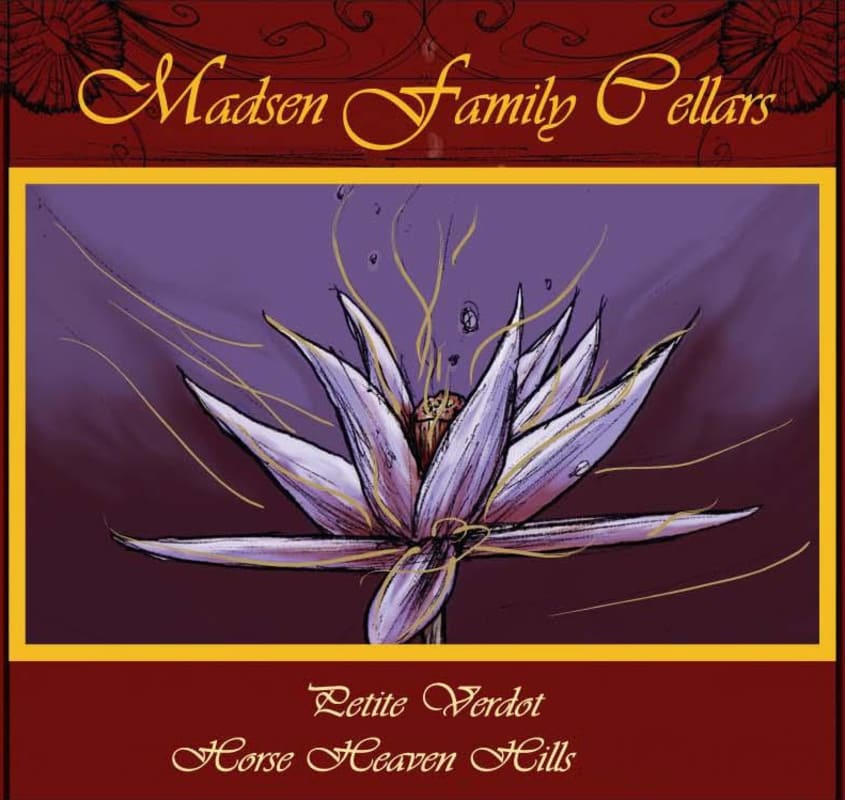 Madsen Family Cellars Petite Verdot 2010 Front Label