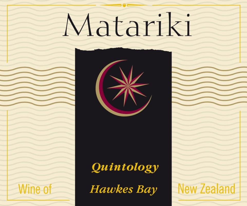 Matariki Quintology 2005 Front Label