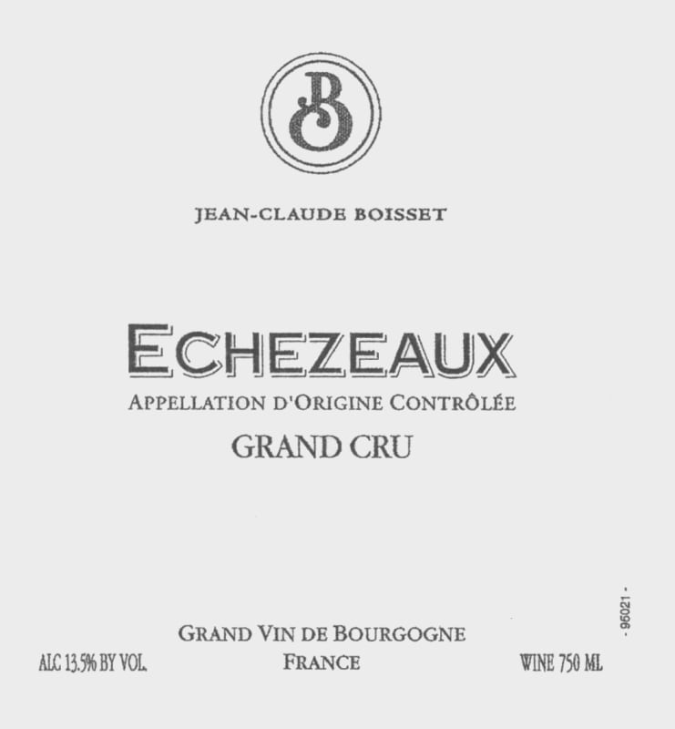 Jean-Claude Boisset Echezeaux Grand Cru 2005 Front Label