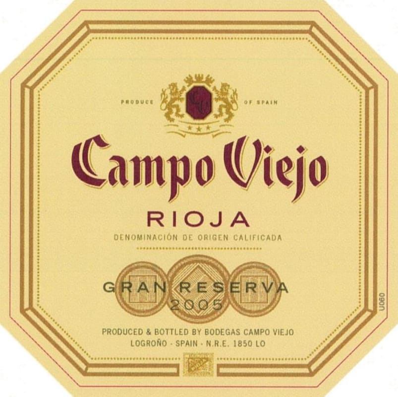 Campo Viejo Gran Reserva 2005 Front Label