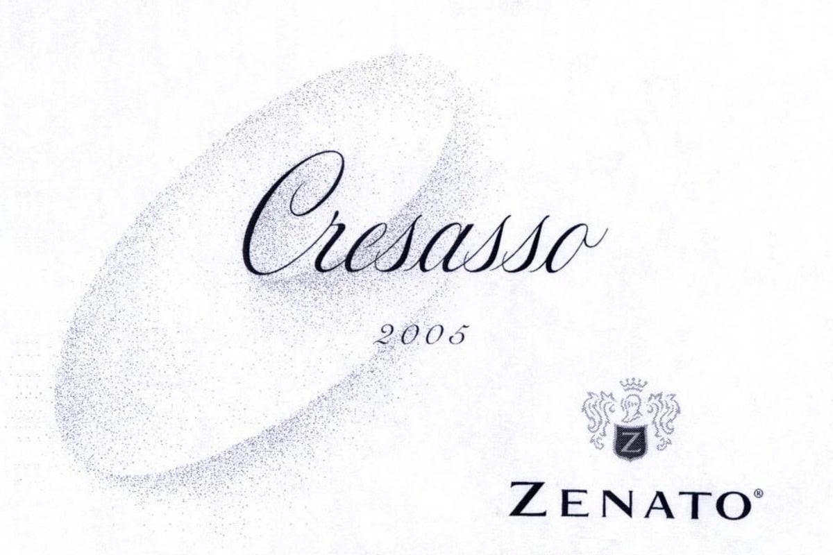 Zenato Cresasso 2005 Front Label