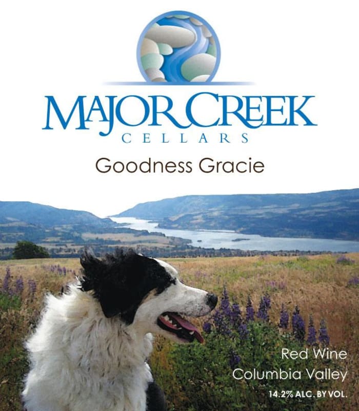 Major Creek Cellars Goodness Gracie 2014 Front Label