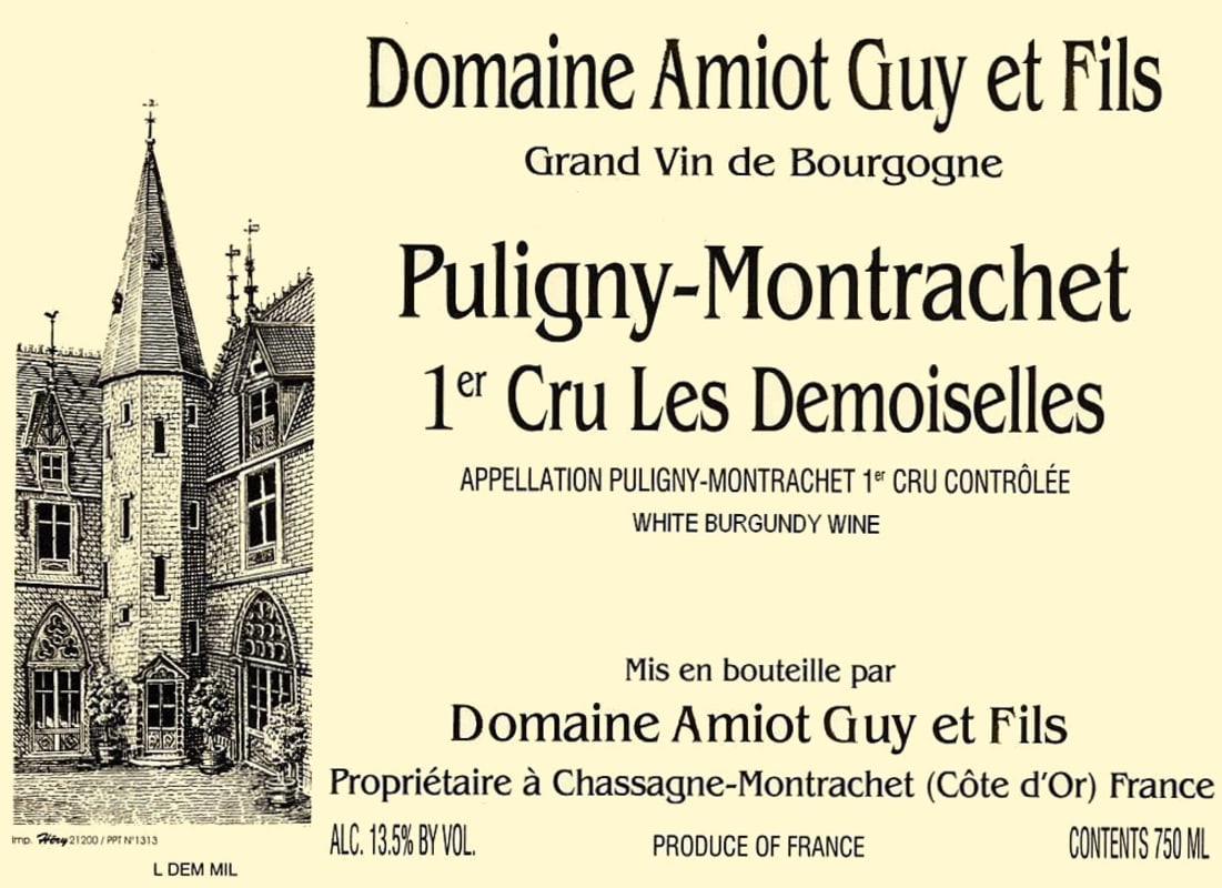 Guy Amiot Puligny-Montrachet Les Demoiselles Premier Cru 2005