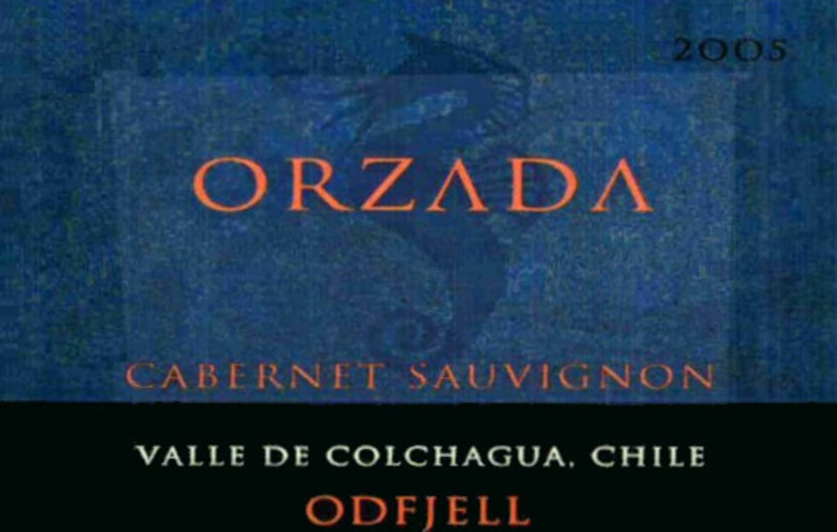 Odfjell Orzada Cabernet Sauvignon 2005 Front Label