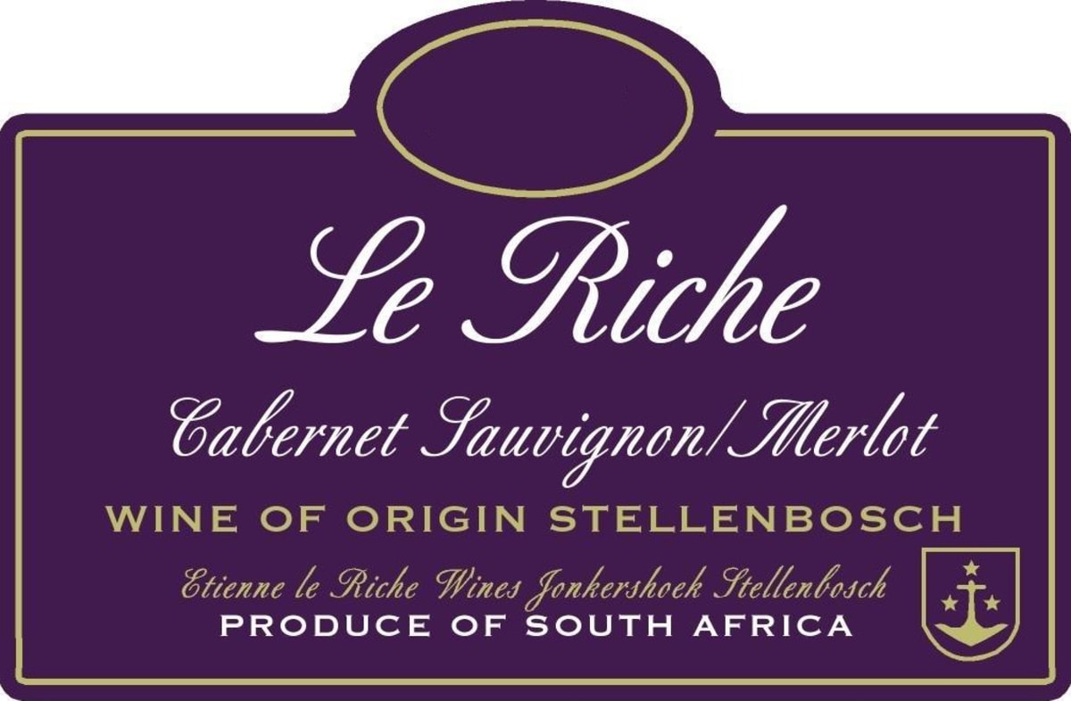 Le Riche Merlot-Cabernet Sauvignon 2005 Front Label