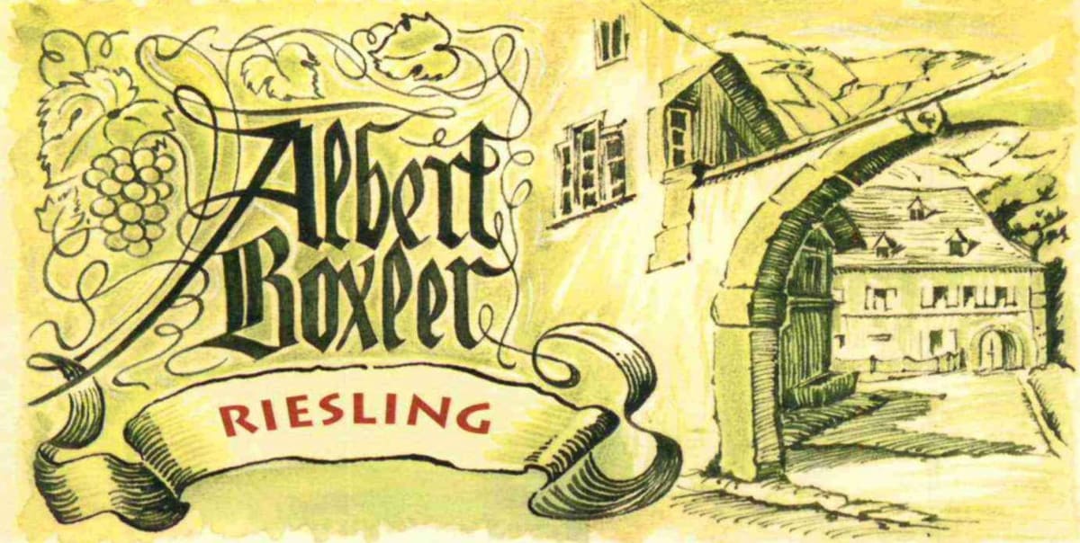Albert Boxler Riesling 2005 Front Label