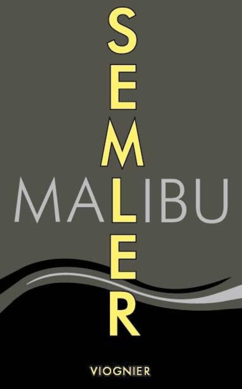 Malibu Wines Semler Viognier 2014 Front Label
