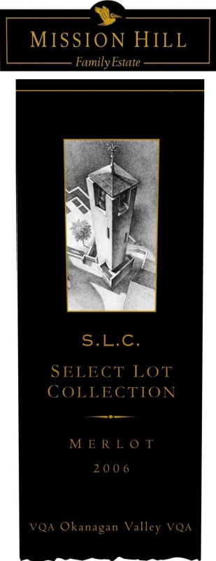 Mission Hill SLC Merlot 2006 Front Label