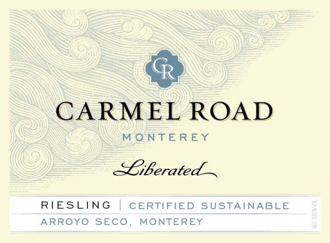 Carmel Road Liberated Riesling 2013 Front Label