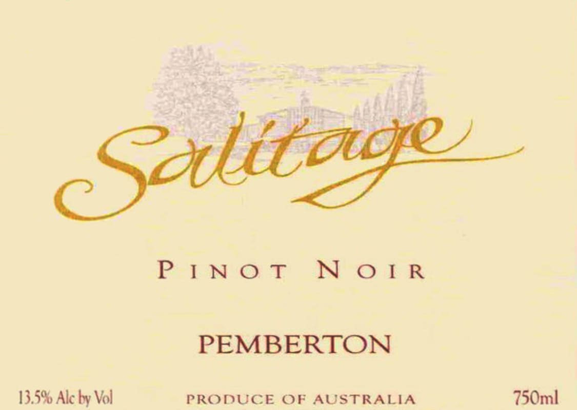 Salitage Pinot Noir 2006 Front Label
