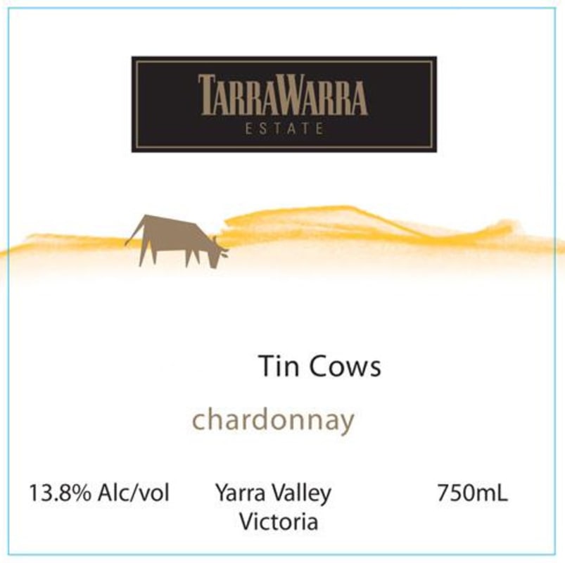 TarraWarra Estate Tin Cows Chardonnay 2006 Front Label