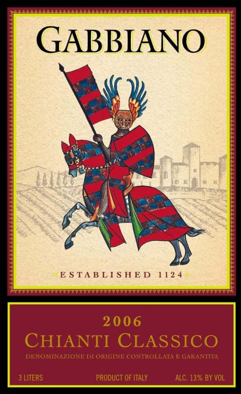 Gabbiano Chianti Classico 2006 Front Label