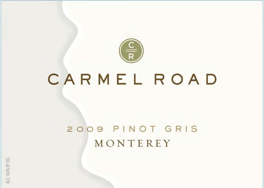 Carmel Road Pinot Gris 2009 Front Label