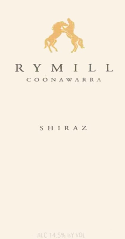 Rymill Shiraz 2006 Front Label