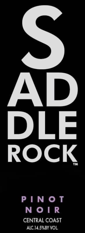 Malibu Wines Saddlerock Pinot Noir 2013 Front Label