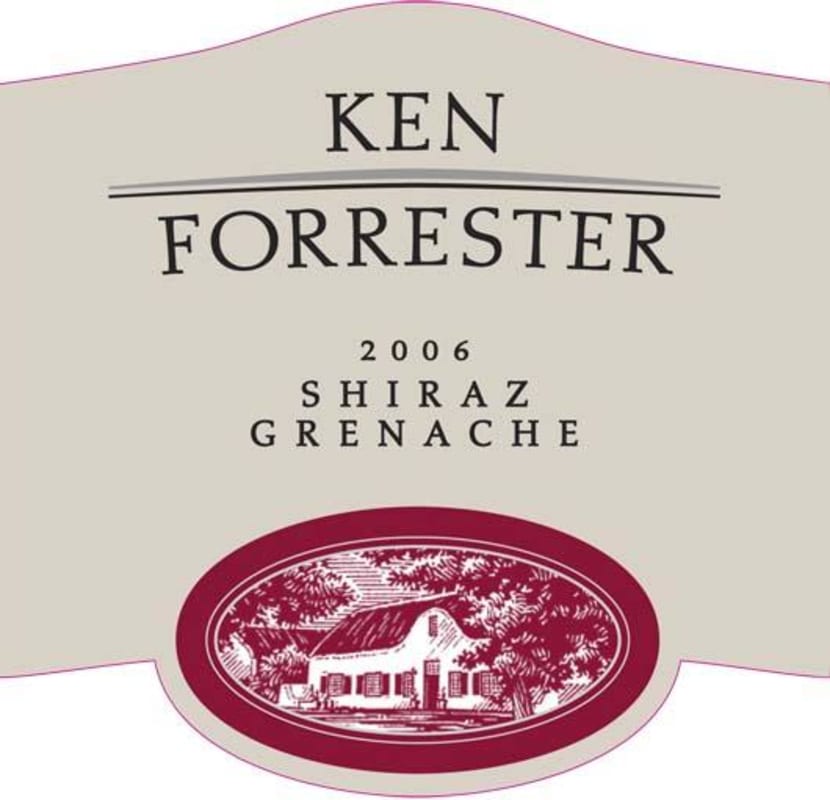 Ken Forrester Shiraz Grenache 2006 Front Label