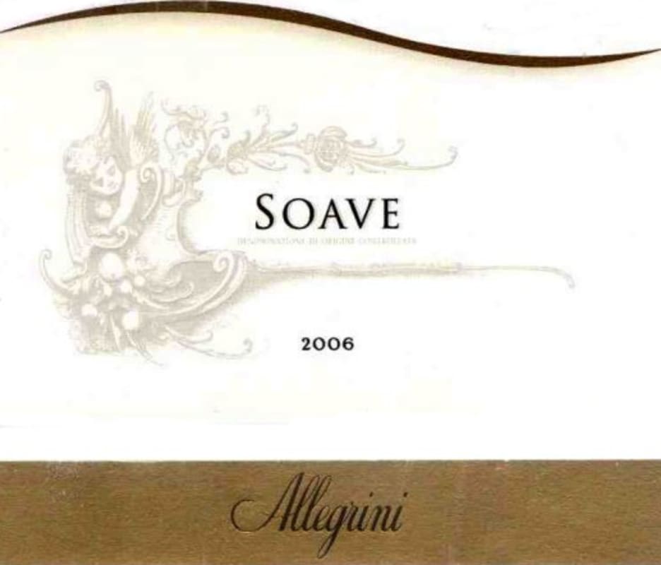Allegrini Soave 2006 Front Label