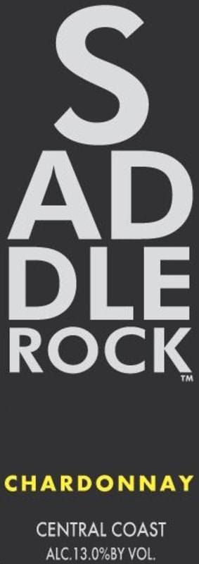 Malibu Wines Saddlerock Chardonnay 2014 Front Label