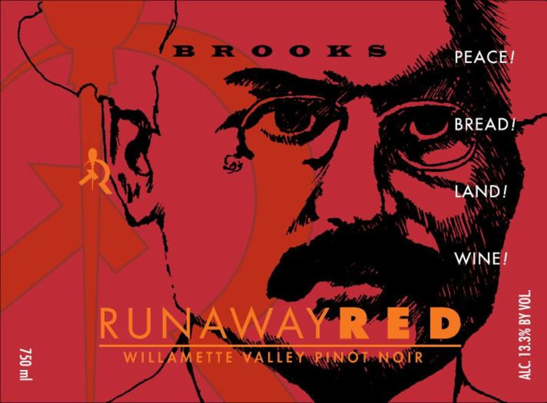 Brooks Runaway Red Pinot Noir 2010 Front Label