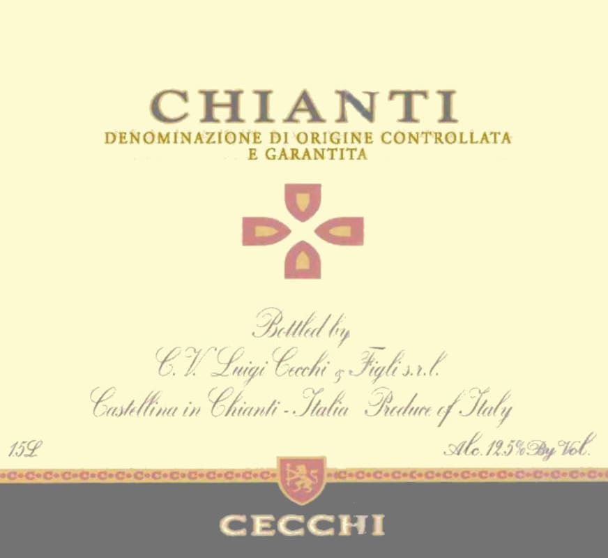 Cecchi Chianti 2006 Front Label