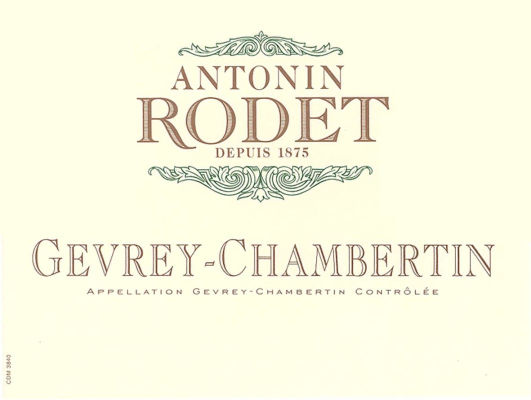 Antonin Rodet Gevrey Chambertin 2006 Front Label