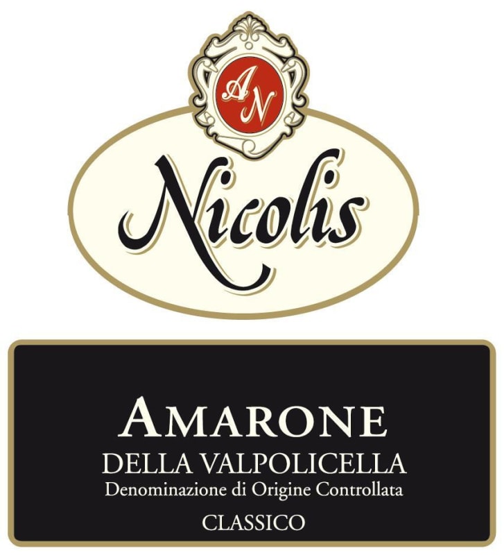 Nicolis Amarone Classico 2006 Front Label