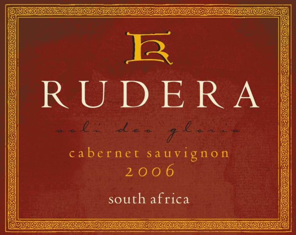 Rudera Cabernet Sauvignon 2006 Front Label