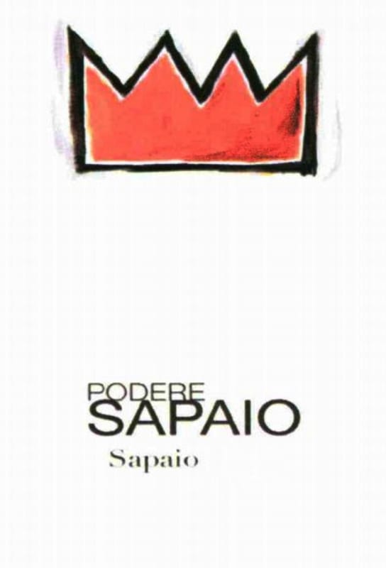 Podere Sapaio Bolgheri Superiore 2006 Front Label