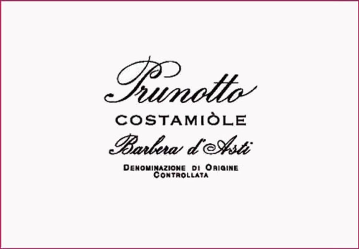 Prunotto Costamiole Barbera d'Asti 2006 Front Label