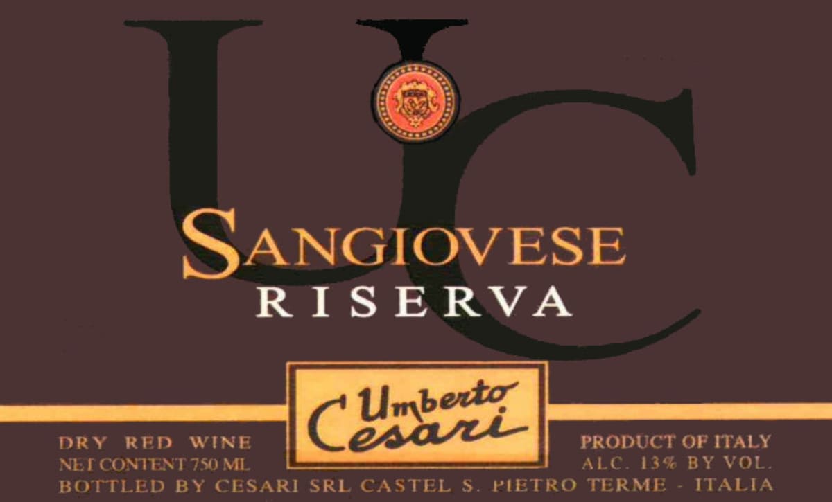 Cesari, U Sangiovese di Romagna Riserva 2006 Front Label