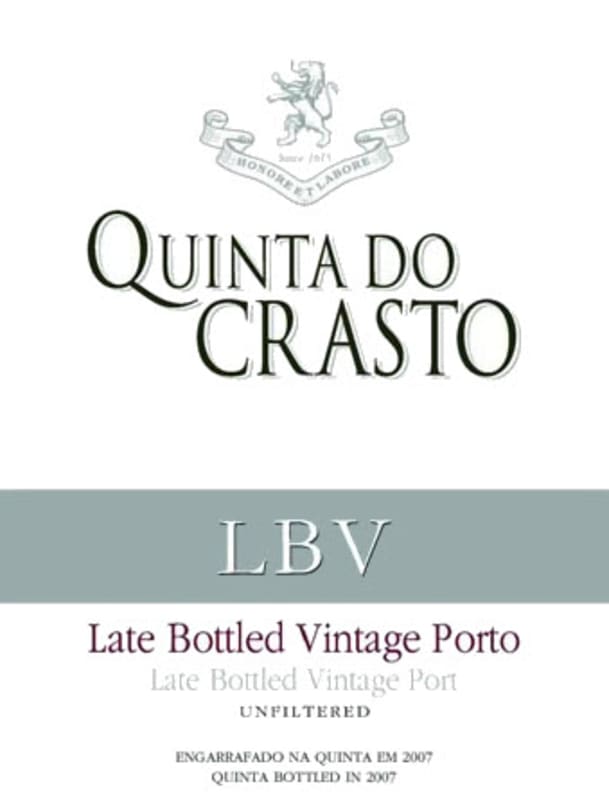 Quinta do Crasto Late Bottled Vintage Port 2006 Front Label
