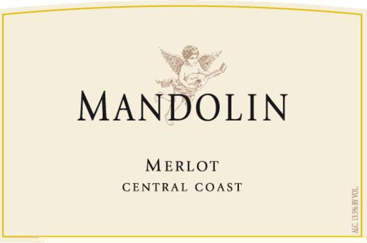 Mandolin Merlot 2013 Front Label