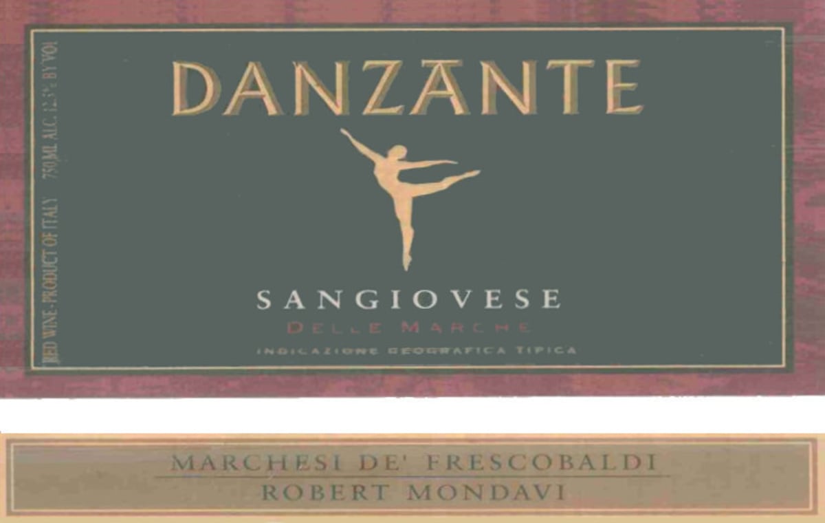 Danzante Sangiovese 2006 Front Label