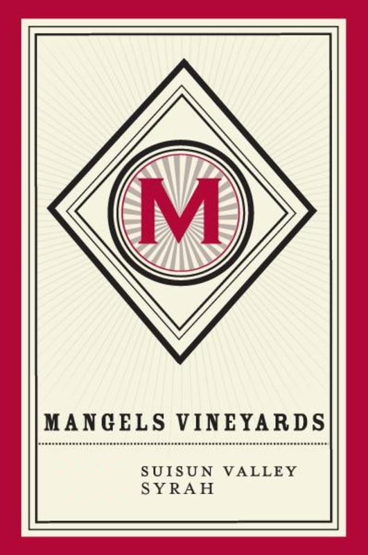 Mangels Vineyards Syrah 2012 Front Label