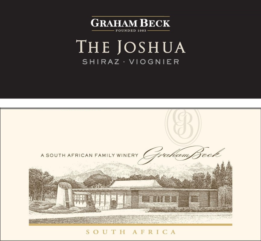 Graham Beck The Joshua Shiraz Viognier 2006 Front Label