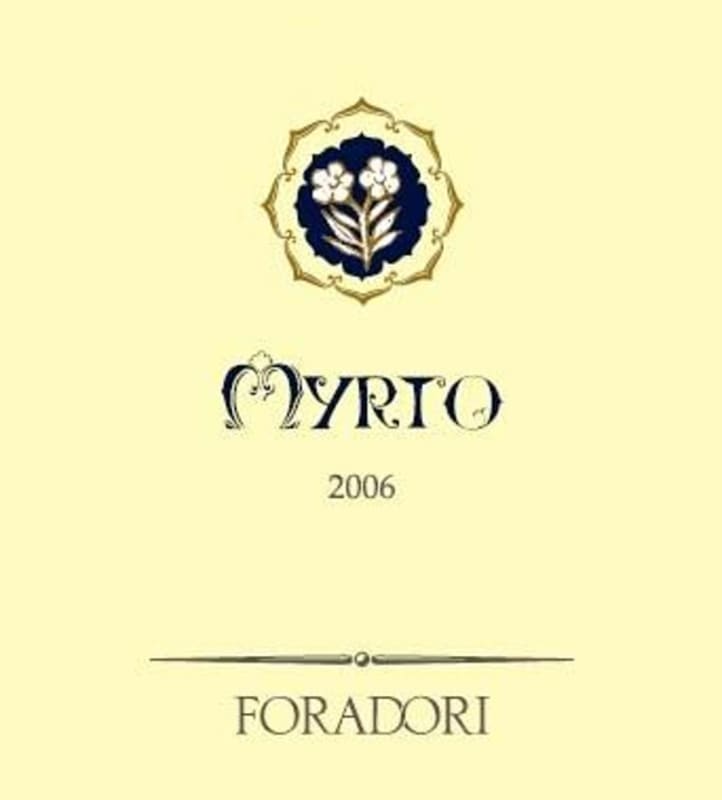Foradori Myrto 2006 Front Label