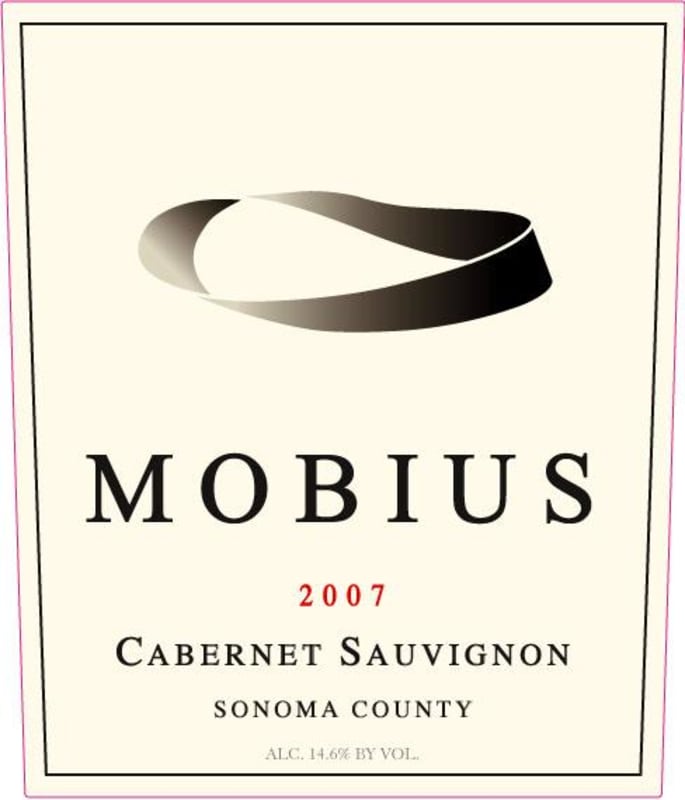 Mobius Cabernet Sauvignon 2007 Front Label