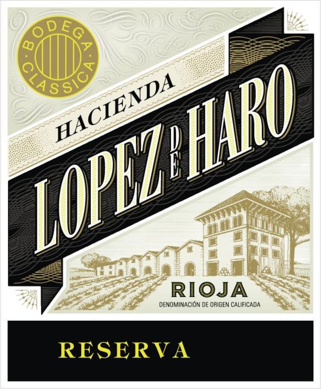 Hacienda Lopez de Haro Reserva 2006 Front Label