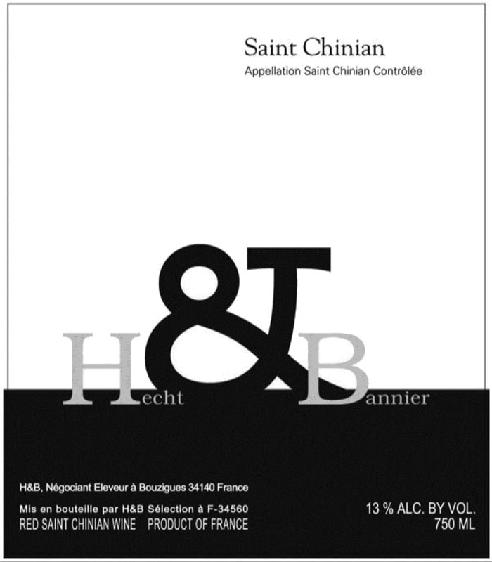 Hecht & Bannier Saint Chinian 2007 Front Label