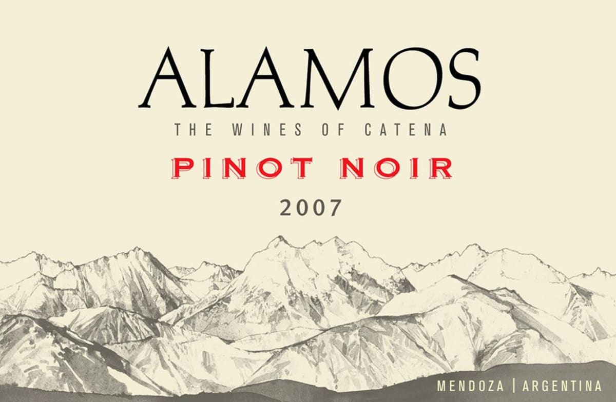 Alamos Pinot Noir 2007 Front Label
