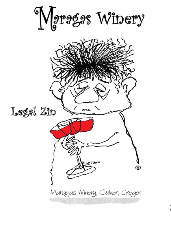 Maragas Winery Legal Zin 2010 Front Label