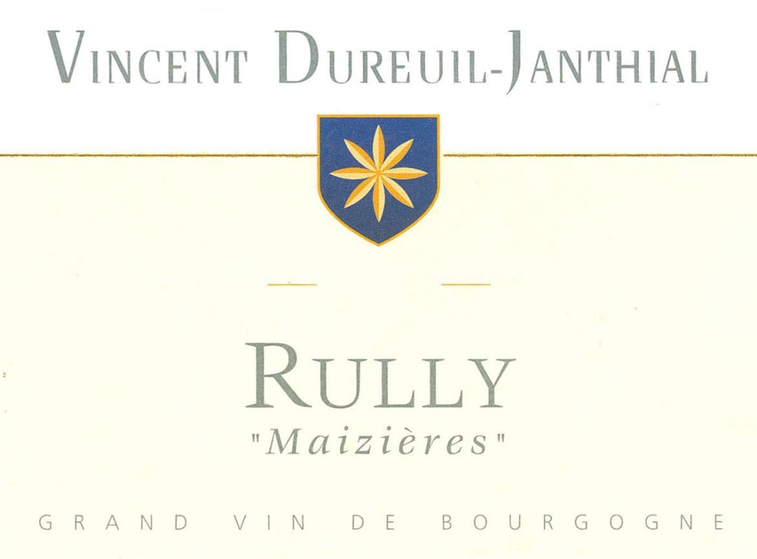 Dureuil-Janthial Rully Maizieres Blanc 2007 Front Label