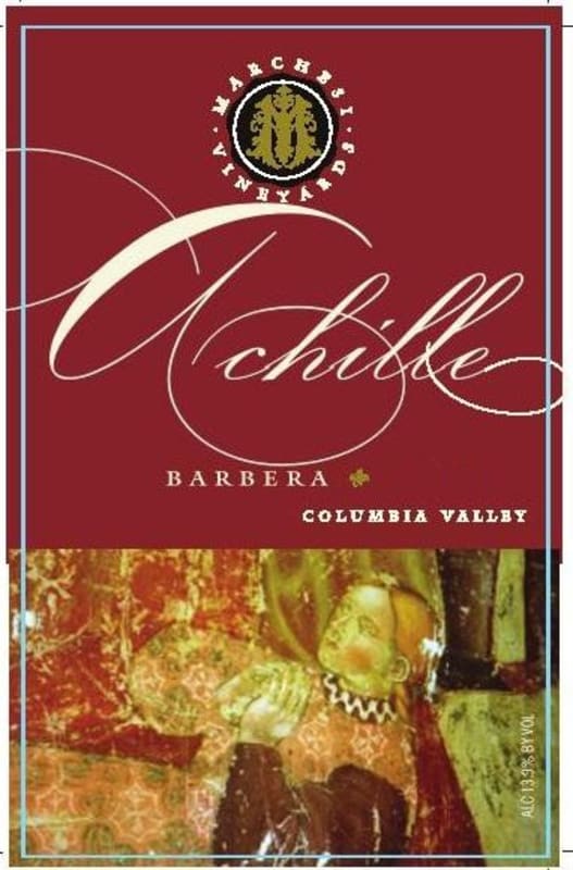 Marchesi Vineyards Achille Barbera 2011 Front Label