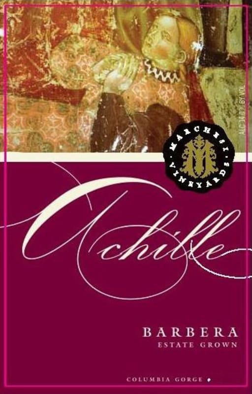 Marchesi Vineyards Achille Barbera 2009 Front Label