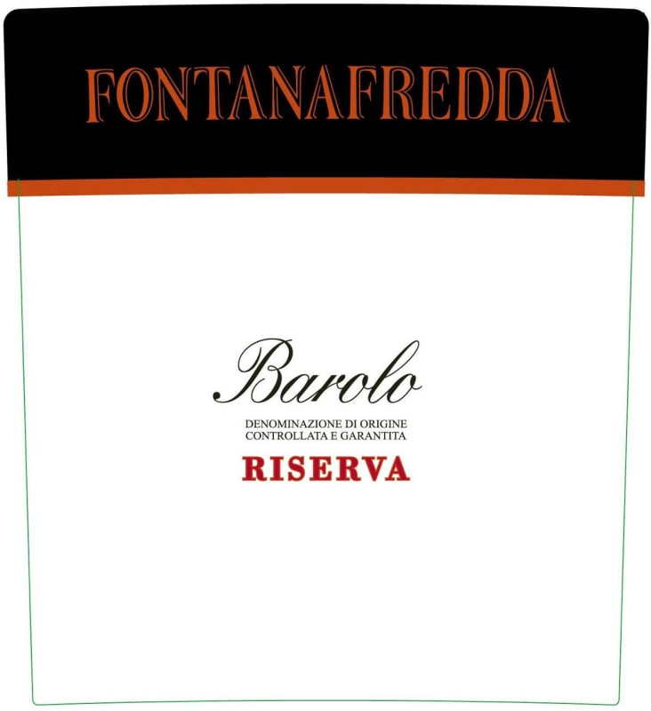 Fontanafredda Barolo Riserva 2007 Front Label