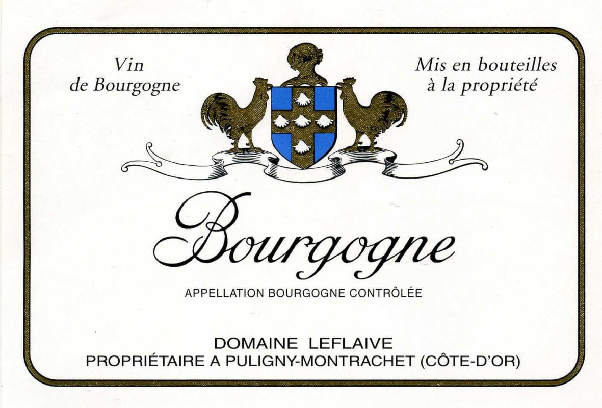 Domaine Leflaive Bourgogne Blanc 2007 Front Label