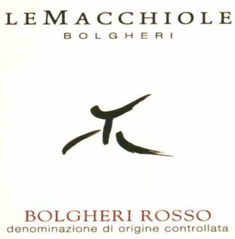 Le Macchiole Bolgheri Rosso 2007 Front Label