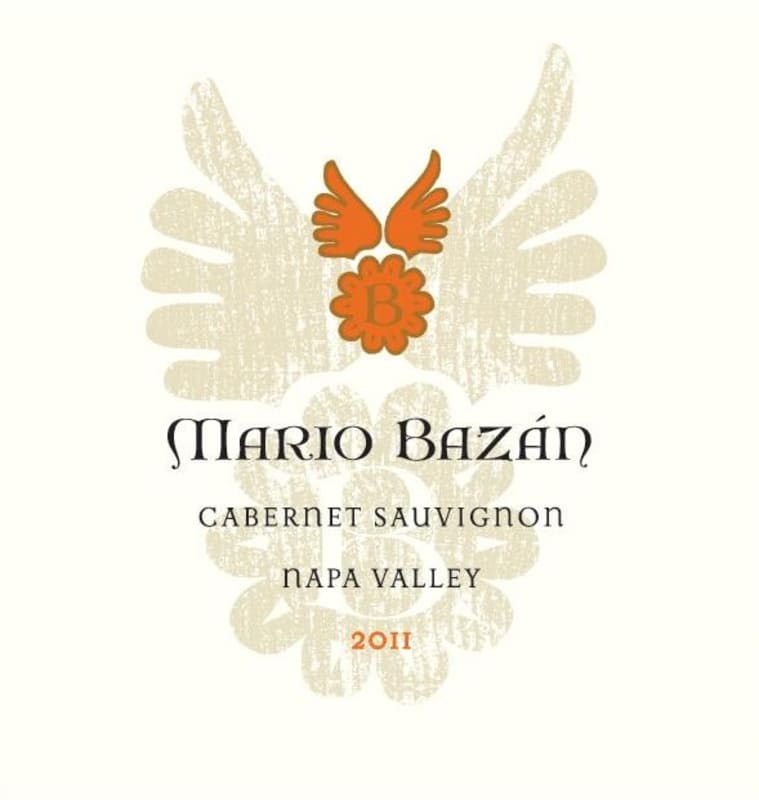 Mario Bazan Cellars Cabernet Sauvignon 2011 Front Label