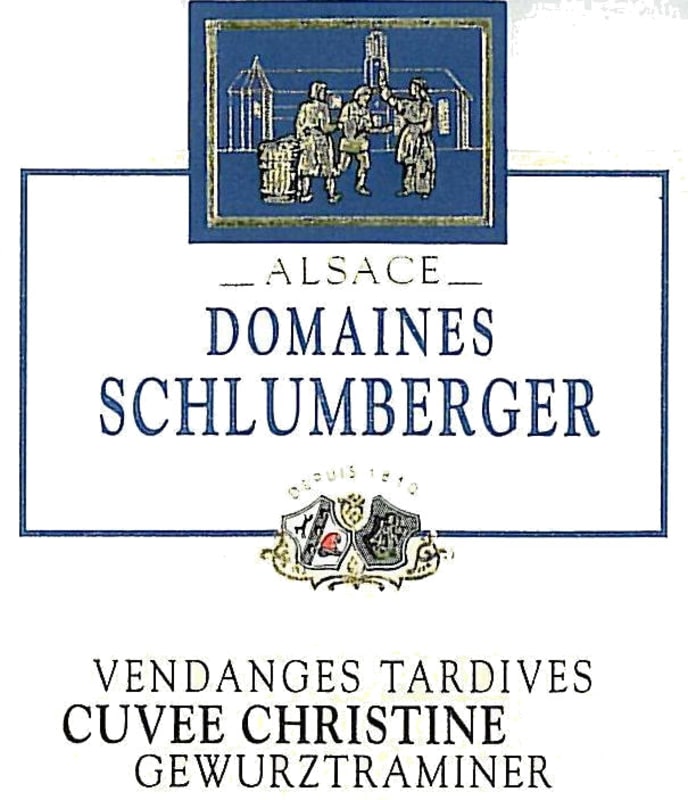 Domaines Schlumberger Cuvee Christine Gewurztraminer 2007 Front Label